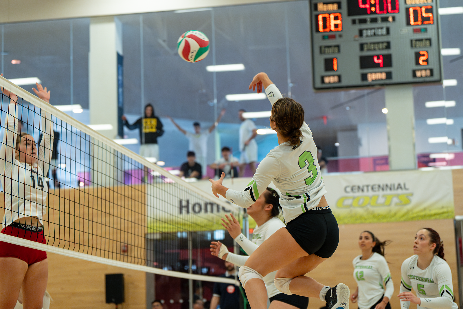 Colts Push Panthers to 5 Sets